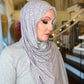 Printed Jersey Hijab: Charming Cheetah