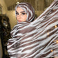 Crinkle Chiffon Hijab: Shimmer Cocoa