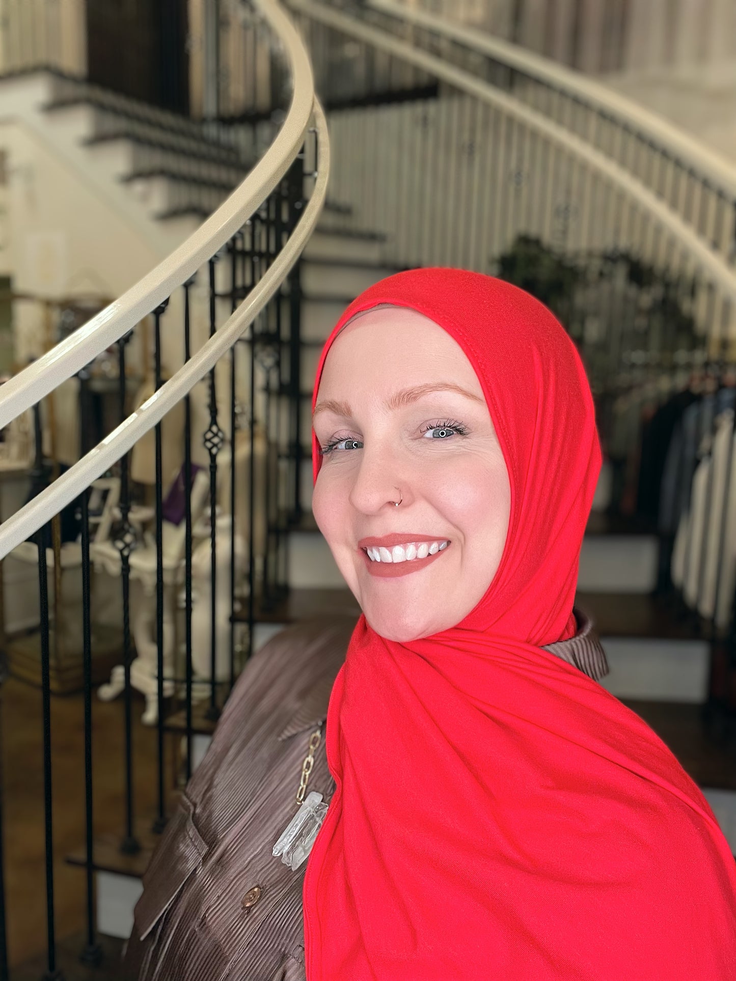 Jersey Hijab: Scarlet Red