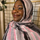 Printed Jersey Hijab: Quartz Crystal Magia