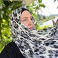 Chiffon Hijab: Snow Leopard