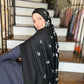 Printed Jersey Hijab: Faded Roses