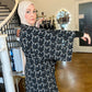Signature MC Kimono: Geometric Black