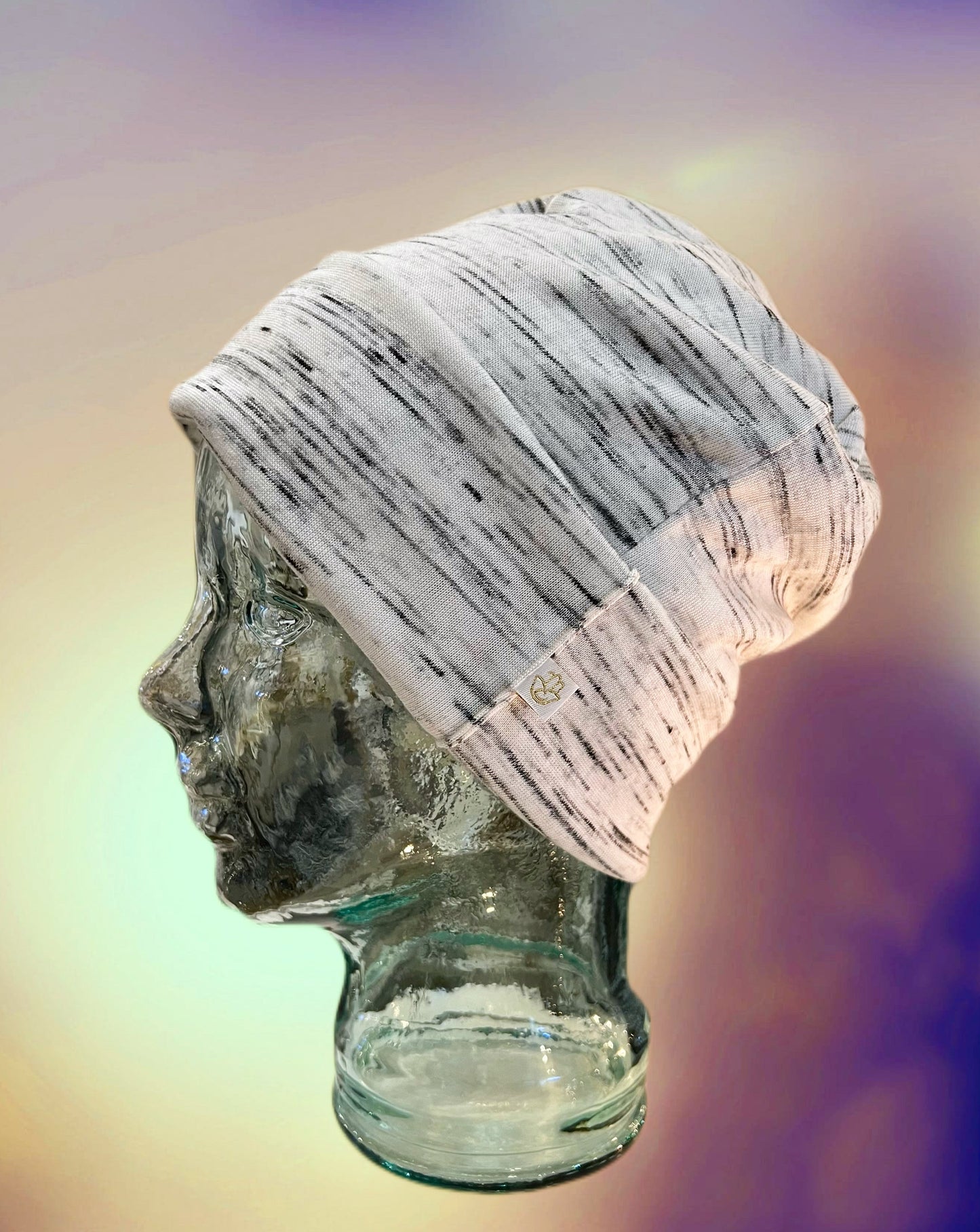 The Zahra Beanie: Space-dyed Marble