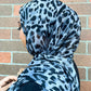Crinkle Chiffon Hijab: Shadow Leopard