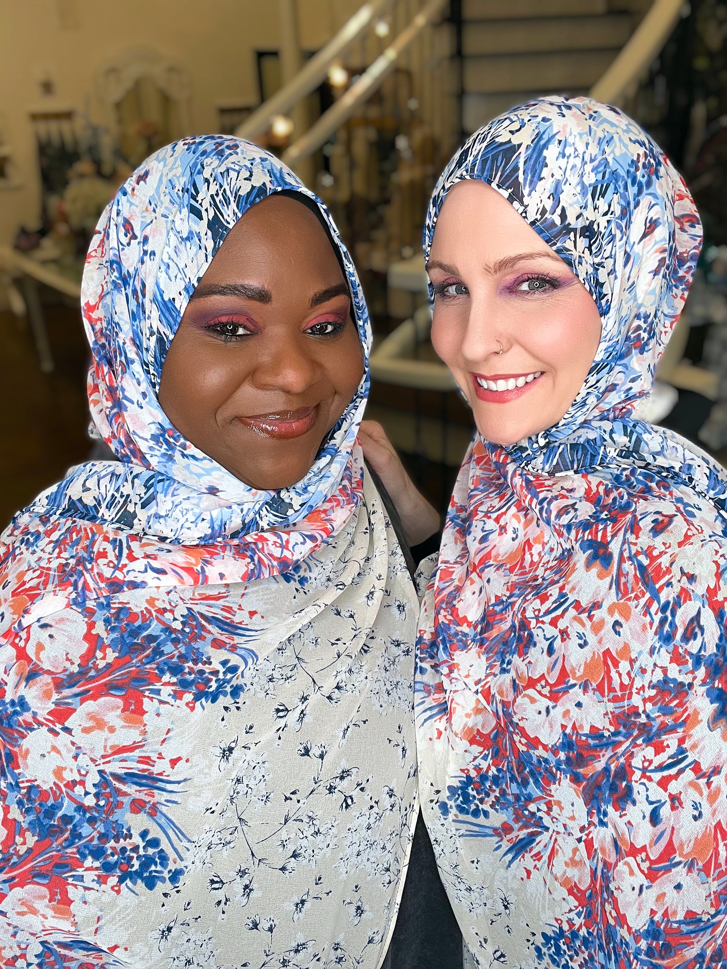Crepe Chiffon Hijab: Spring Meadows