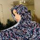 Printed Jersey Hijab: Pebble Waves