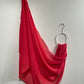 Crinkle Chiffon Hijab: Hot Pink