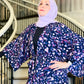 Crepe Chiffon Hijab: Lavender Bubbles