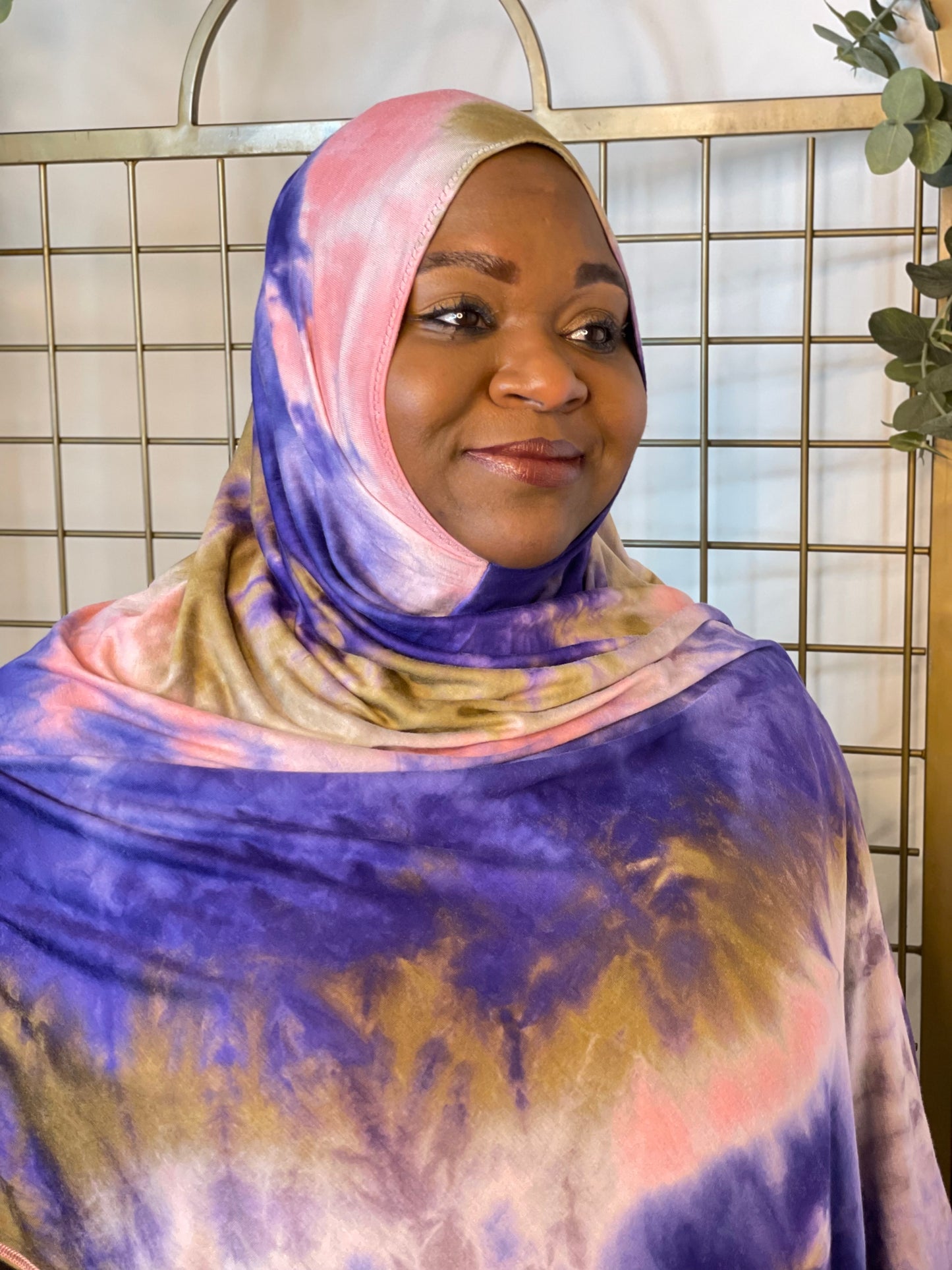 Tie Dye Jersey Hijab: All Along The Watchtower