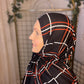 Printed Jersey Hijab: Italian Lujo Plaid