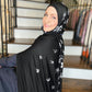 Printed Jersey Hijab: Faded Roses