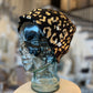 The Zahra Beanie: Gold Metallic Leopard