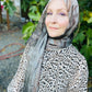 Limited Edition Chiffon Hijab: Iridescent Silkscreen