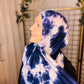 Tie Dye Jersey Hijab: Stormy Skies