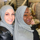 Woven Jersey Hijab: Grey Matter