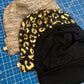 The Zahra Beanie: Gold Metallic Leopard