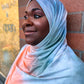 Tie Dye Jersey Hijab: Brooding Sunset & Sky