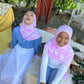 Printed Jersey Hijab: Pink Roses