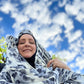 Chiffon Hijab: Snow Leopard