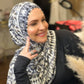 Printed Jersey Hijab: Spring Ready Ikat