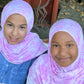 Printed Jersey Hijab: Pink Roses