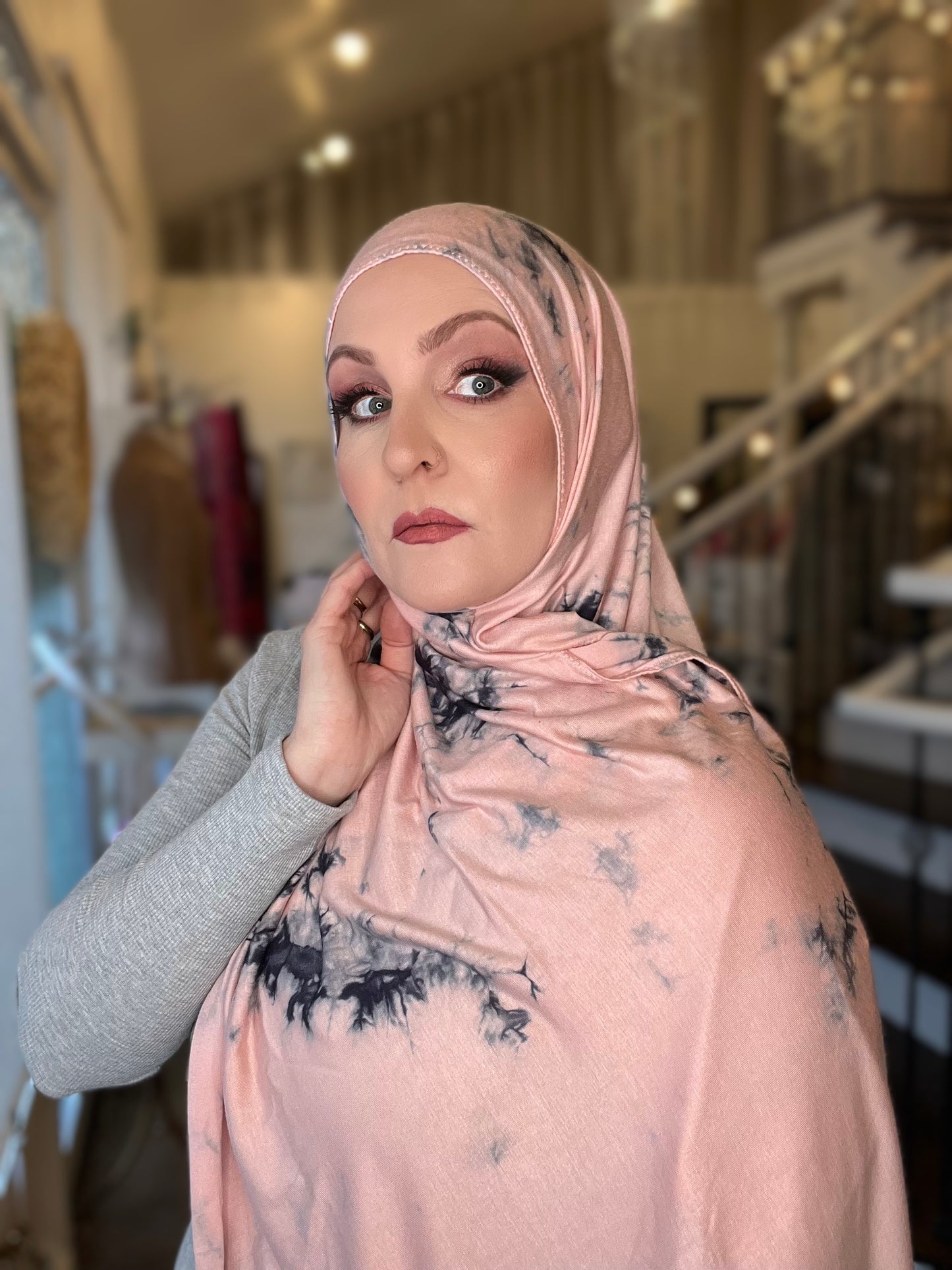 Tie Dye Jersey Hijab: Ciao Quarantine