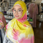 Tie Dye Jersey Hijab: Bubblegum Lemonade