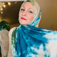 Tie Dye Jersey Hijab: St. Lucia
