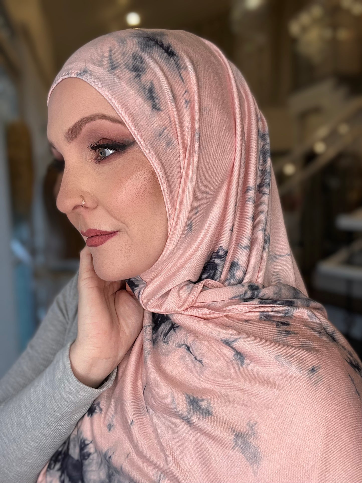 Tie Dye Jersey Hijab: Ciao Quarantine