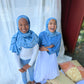 Tie Dye Jersey Hijab: Deep Ocean