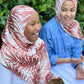 Printed Jersey Hijab: Rustic Peachy Palms