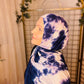 Tie Dye Jersey Hijab: Stormy Skies