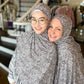 Printed Jersey Hijab: Japanese Fans