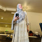 Printed Jersey Hijab: Blushing Hazy Days