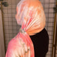 Tie Dye Jersey Hijab: Watermelon Mojito