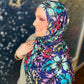Printed Jersey Hijab: Aloha