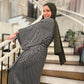 Signature MC Kimono: Statement Chevron