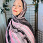 Printed Jersey Hijab: Quartz Crystal Magia