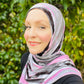 Printed Jersey Hijab: Quartz Crystal Magia