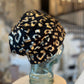 The Zahra Beanie: Gold Metallic Leopard