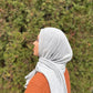Tissue Jersey Hijab: Heather Grey