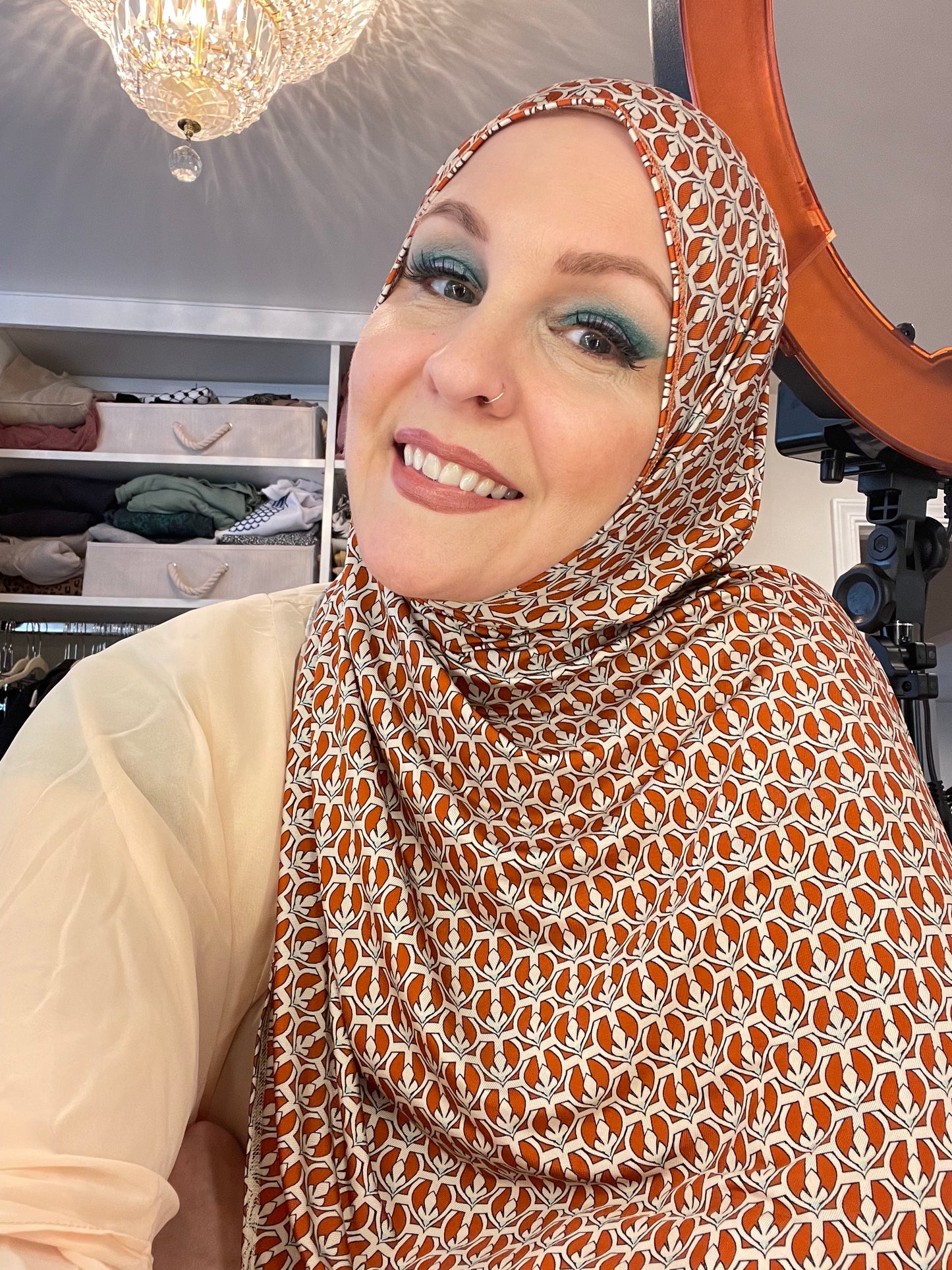 Active Rayon Lycra Jersey Hijab - Slip On - Italian "Is that Gucci?"